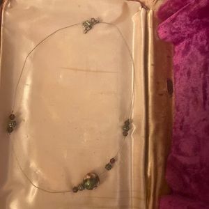 Cloisonné bead wire very rare necklace